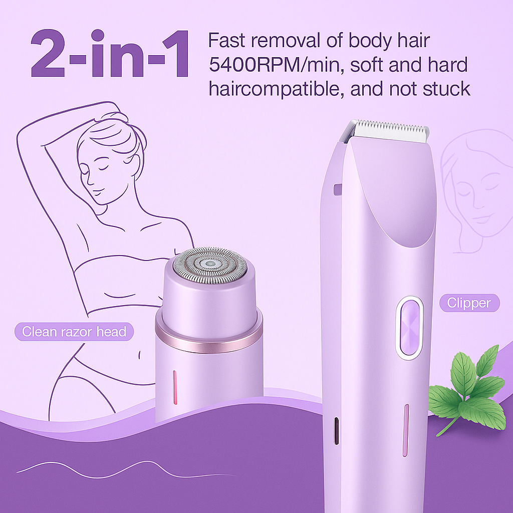 Zyrona™ 2-In-1 Bikini Trimmer